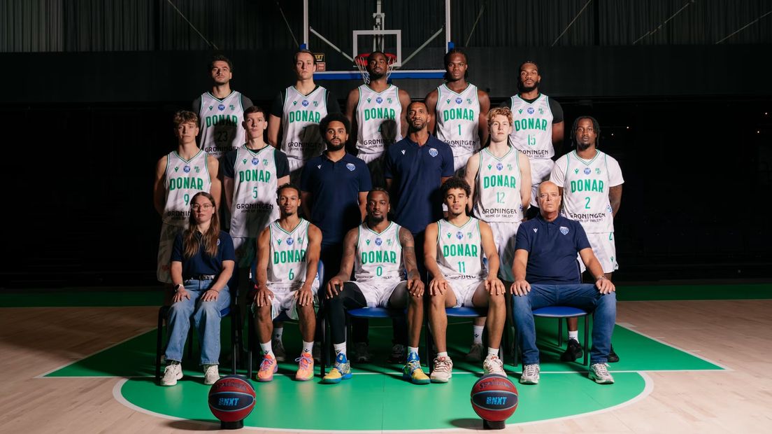 Het team van Donar dit seizoen