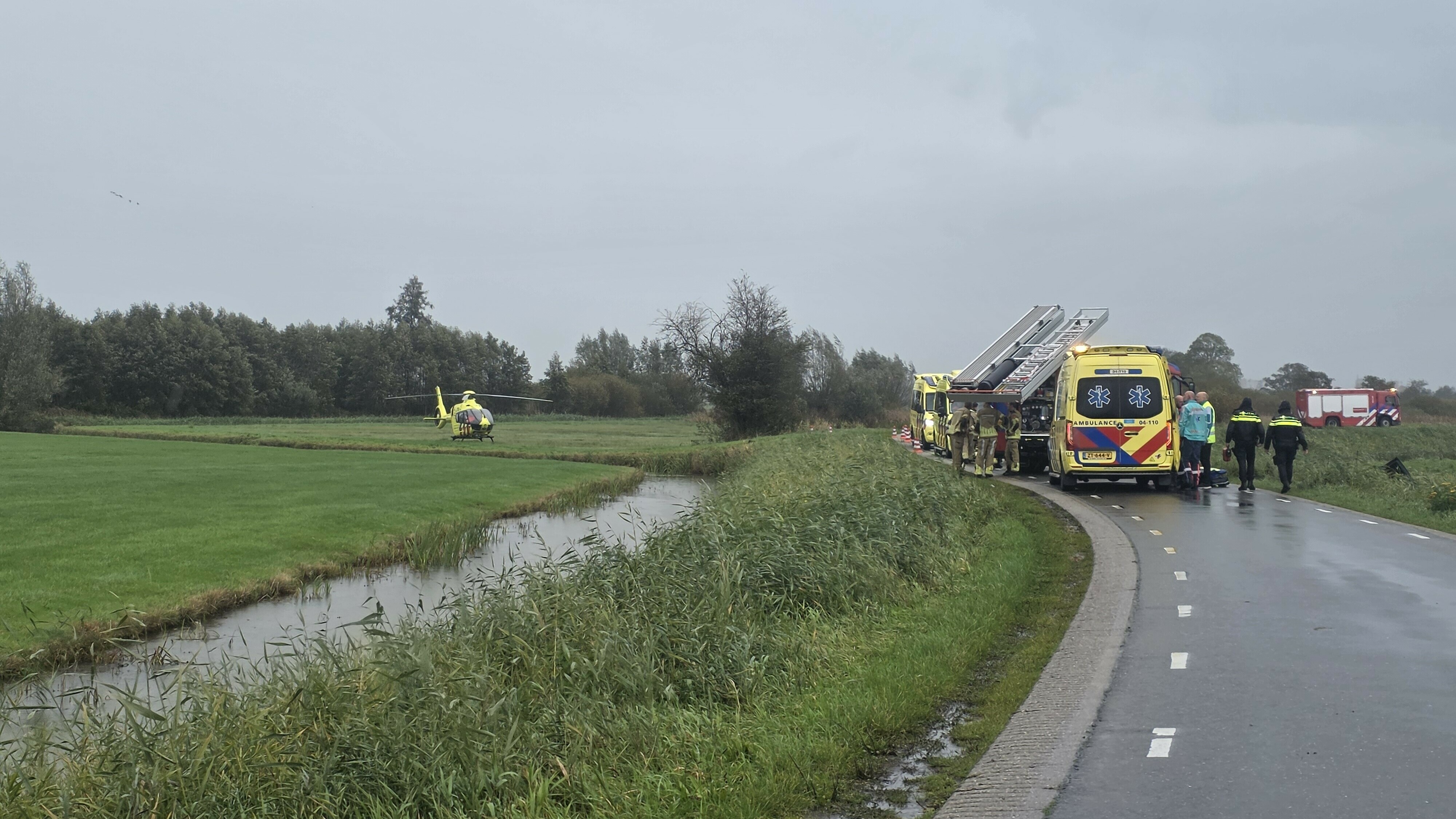 Bestuurder overleden na ongeluk vlak buiten Meppel.