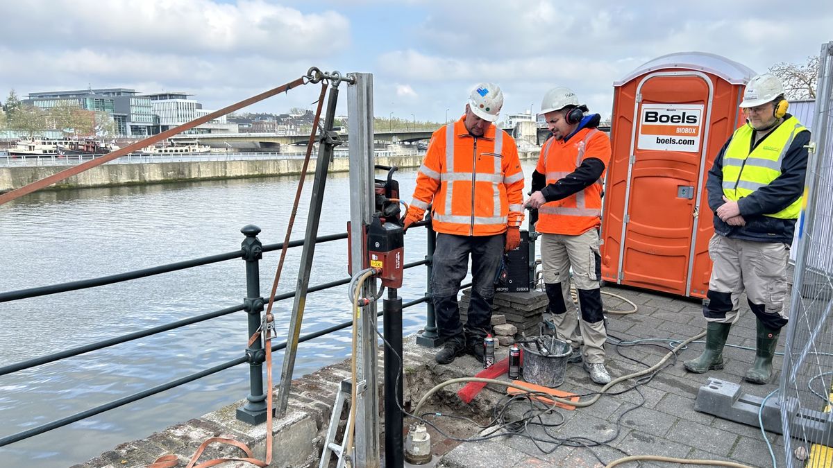 Proefboringen in kademuur: is Maastricht voldoende beschermd bij hoogwater?