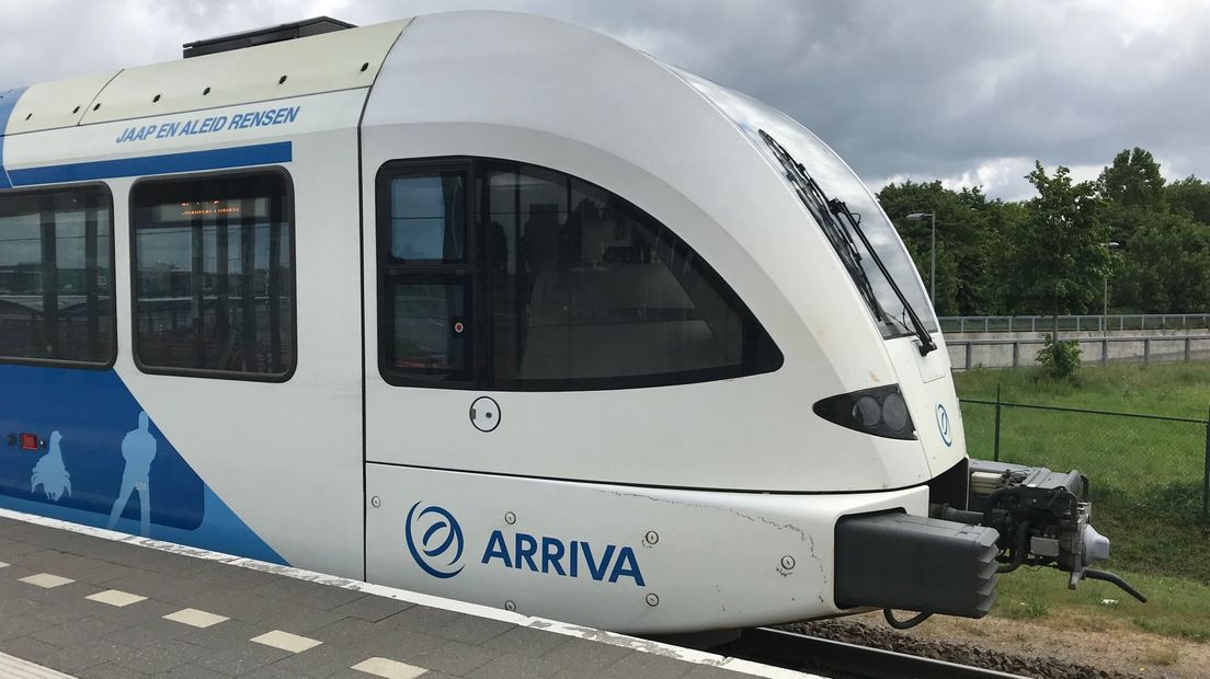 Een trein van Arriva