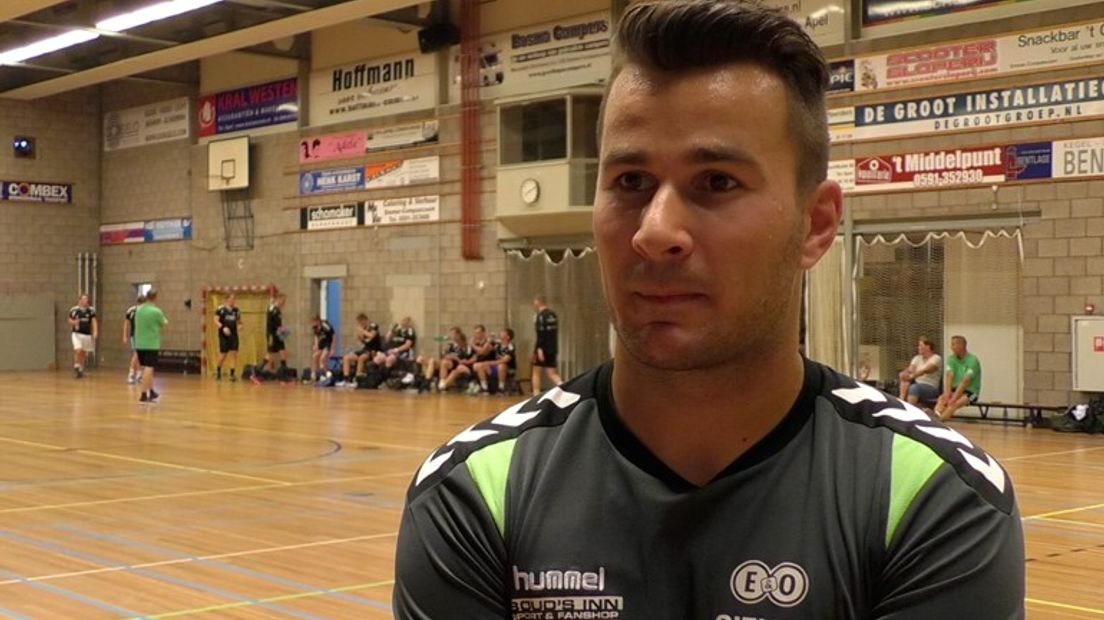 Freek Gielen, de nieuwe trainer van Handbal Houten