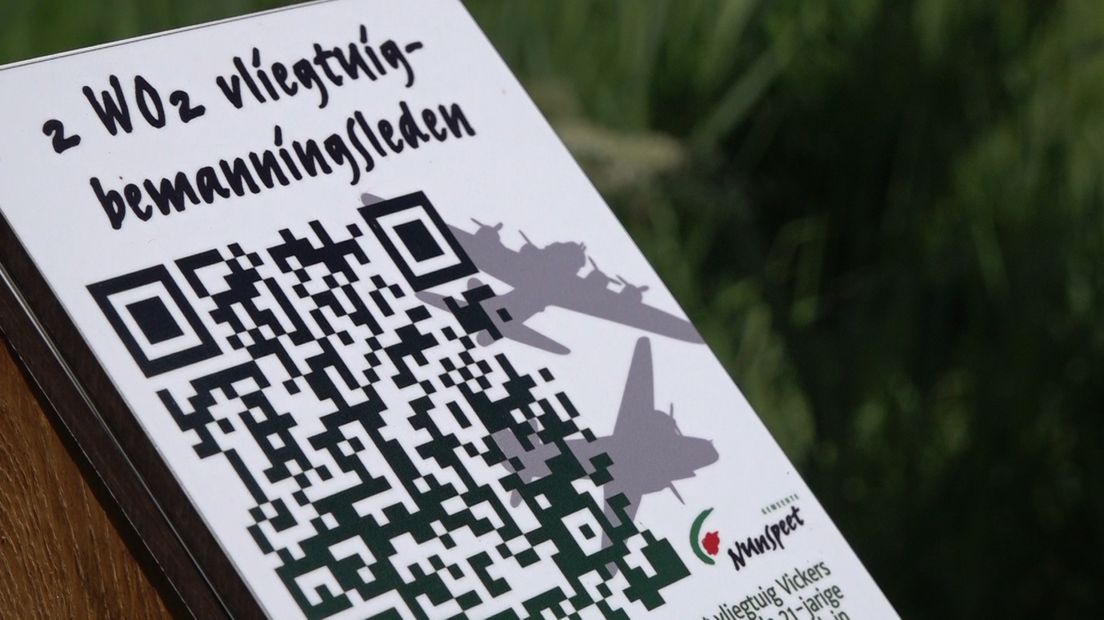 QR-paaltjes moeten het oorlogsverleden van de Veluwe zichtbaar maken.