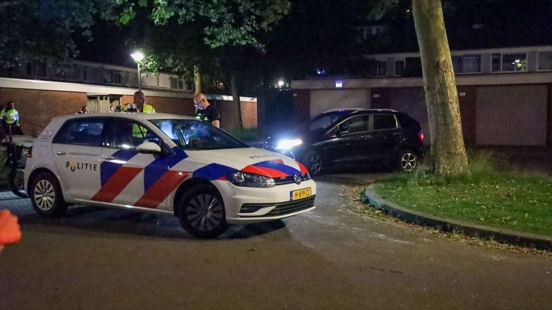 Aanhouding aan de Keurvorstlaan in Arnhem.