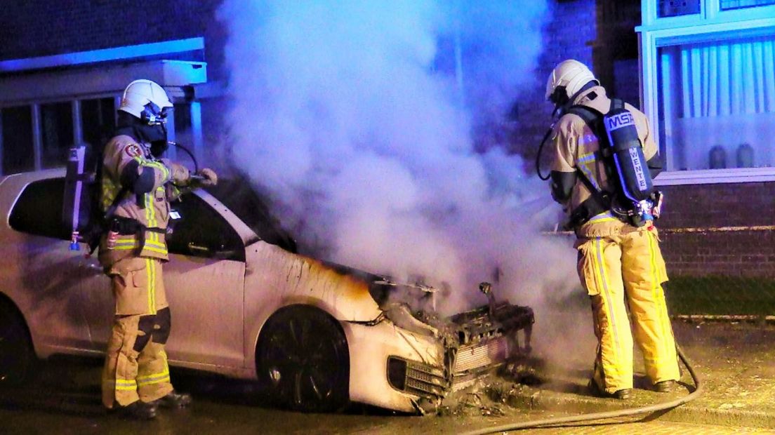 Autobrand nummer 50 in Enschede