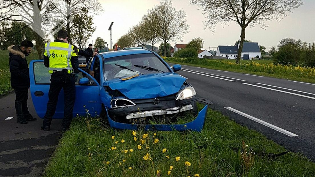 De eendjes zijn na het ongeval ongedeerd