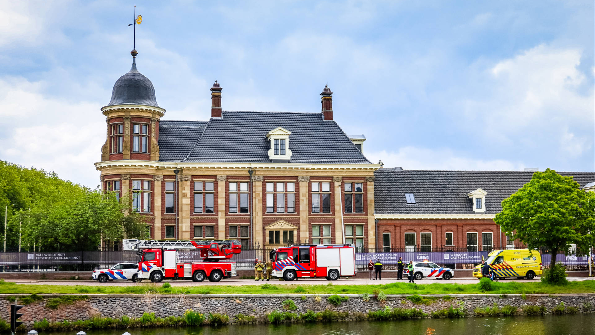 Vlam in de pan bij Muntgebouw in Utrecht, pand geventileerd
