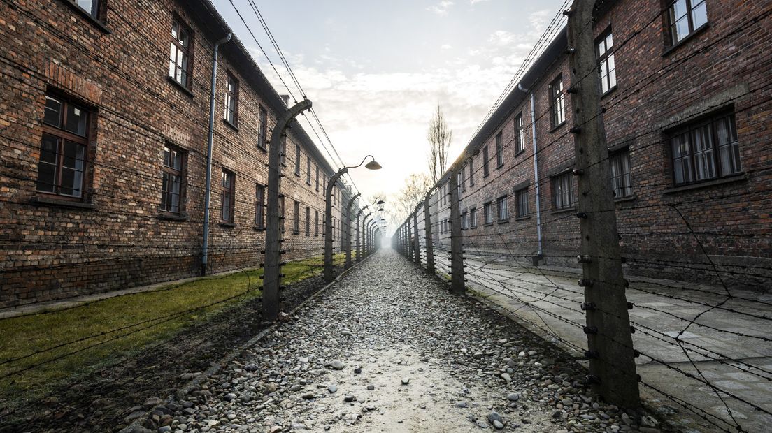 Het voormalige Duitse concentratie- en vernietigingskamp Auschwitz-Birkenau