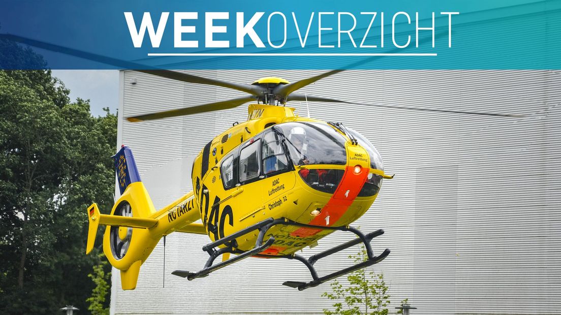 Traumahelikopter rukt uit in Vroomshoop