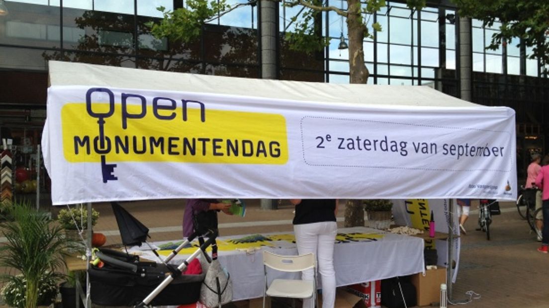 Kraam Open Monumentendag in Assen