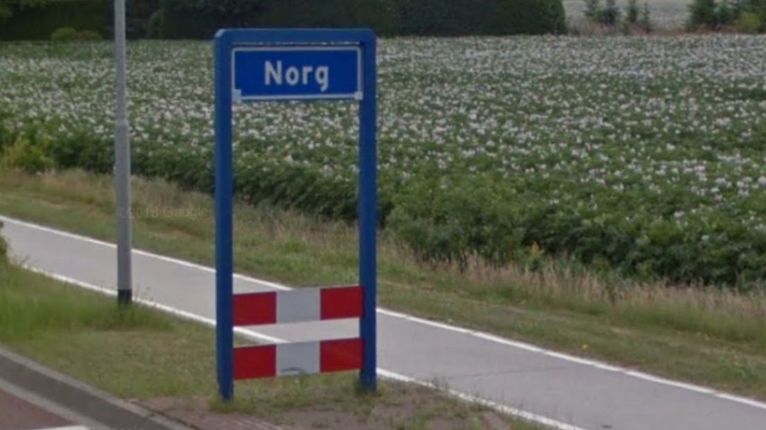 Er komt een busstation in Norg (Rechten: Google Streetview)