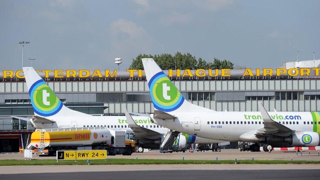 Transavia is een van de grootgebruikers van Rotterdam/The Hague Airport