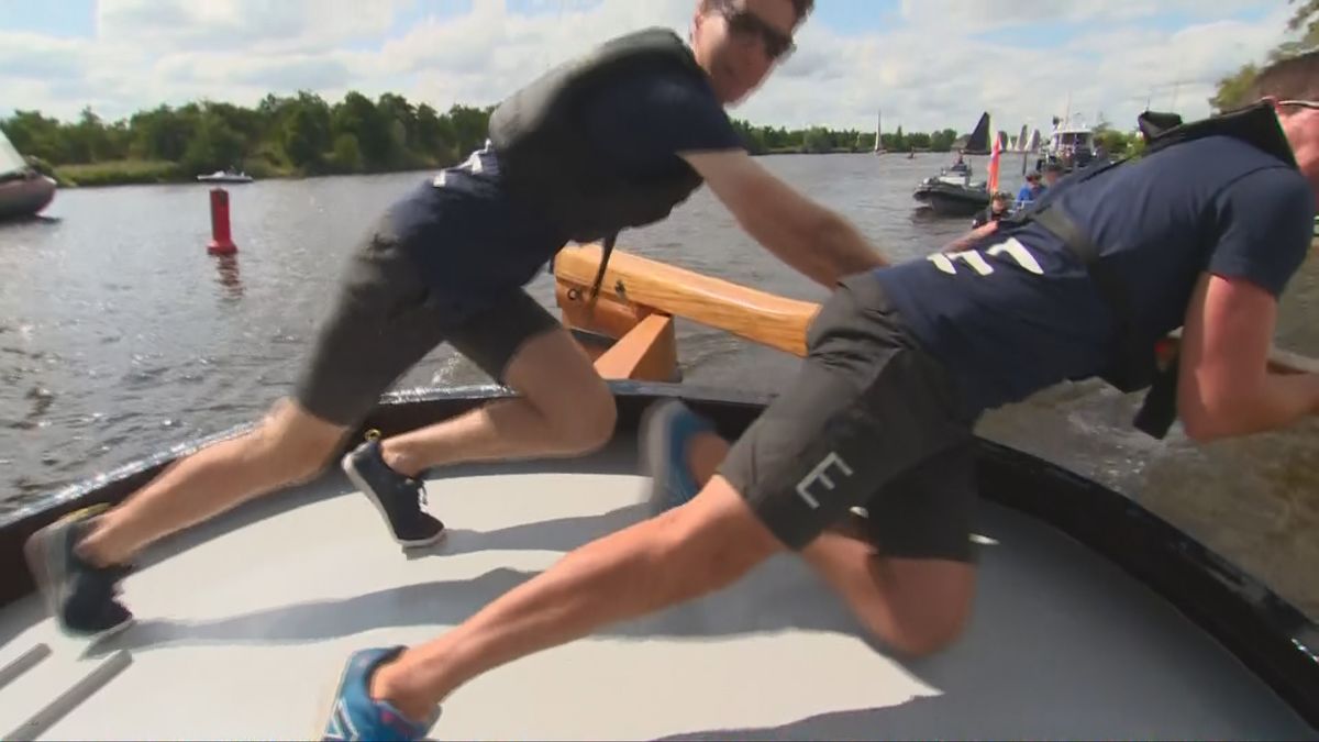 Kijk hier naar een samenvatting van het skûtsjesilen bij Earnewâld