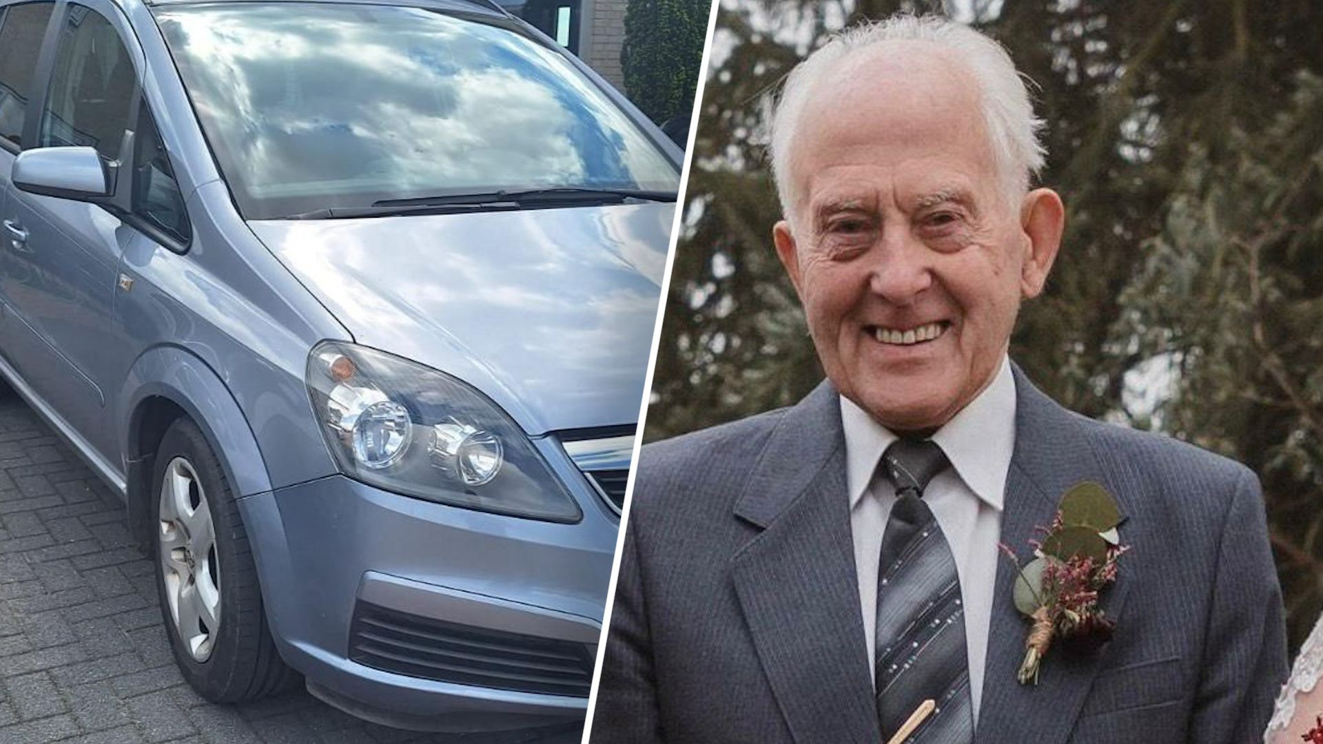 Zoekactie naar vermiste 87-jarige man in grijze Opel Zafira