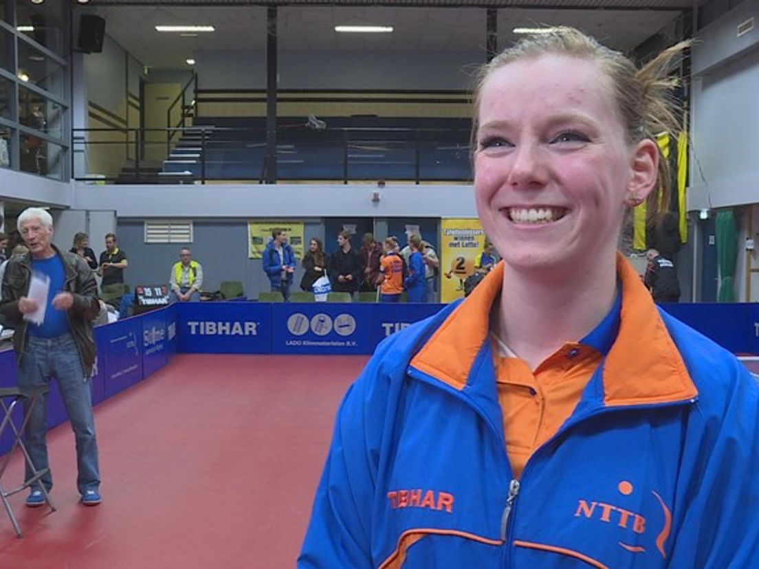 Tafeltennister Britt Eerland is met het Nederlands damesteam uitgeschakeld in de kwartfinale van de Europese Spelen.