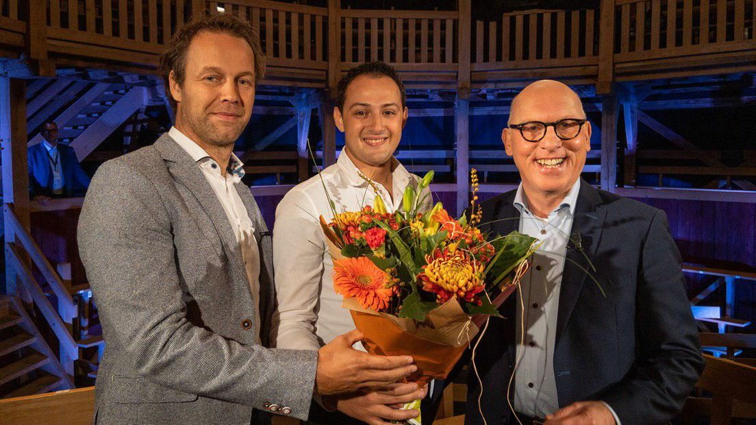 De drie finalisten van de verkiezing 'Drentse Onderneming van het Jaar' (Rechten: Edwin van Stenis/RTV Drenthe)