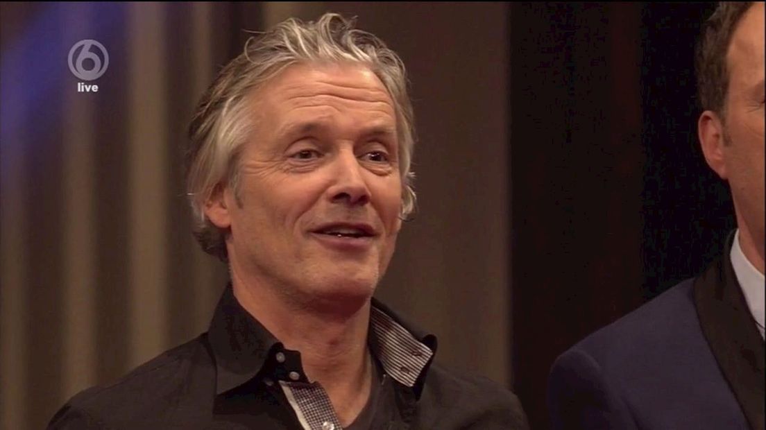 Frank Verwer tijdens de finale van het Beste Idee
