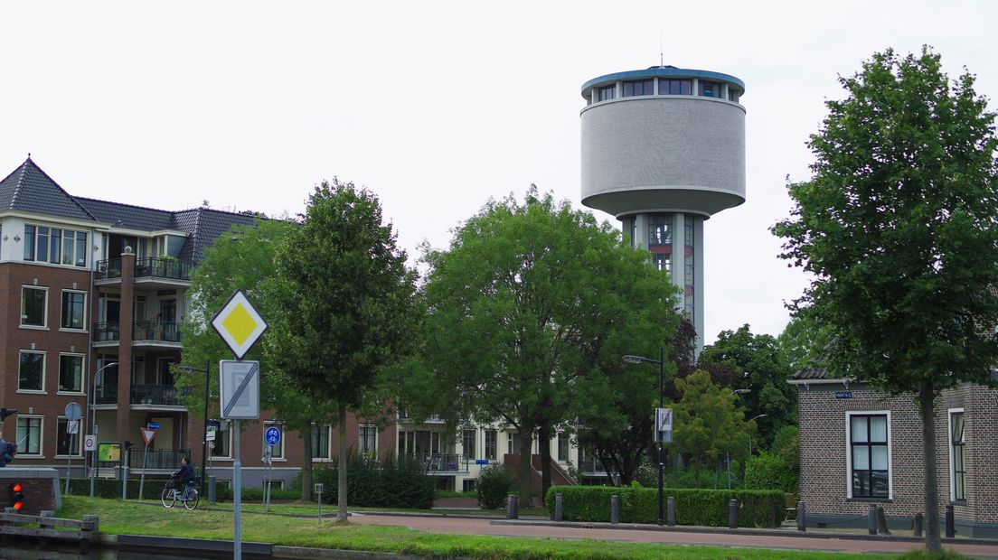 Te koop! De watertoren in Assen (Rechten: RTV Drenthe/Fred van Os)
