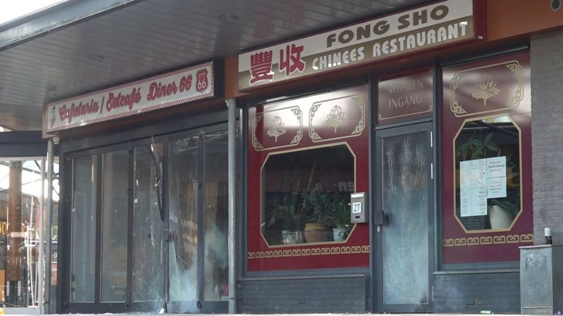 De explosies hebben schade aangericht bij Fong Sho en Dinner 66.