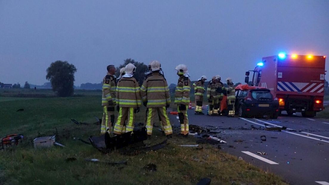 Twee doden bij zeer ernstig ongeluk op de N331 bij Zwartsluis