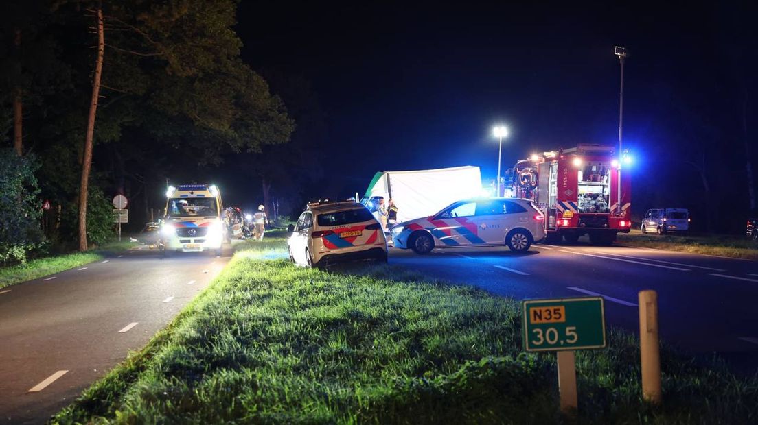 Vrouw uit Enschede overleden bij ongeval op N35