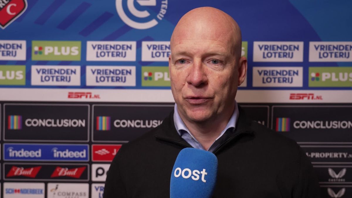 Van der Vegt blij met punt in Utrecht: 'Vond de eerste helft niet PEC-waardig'