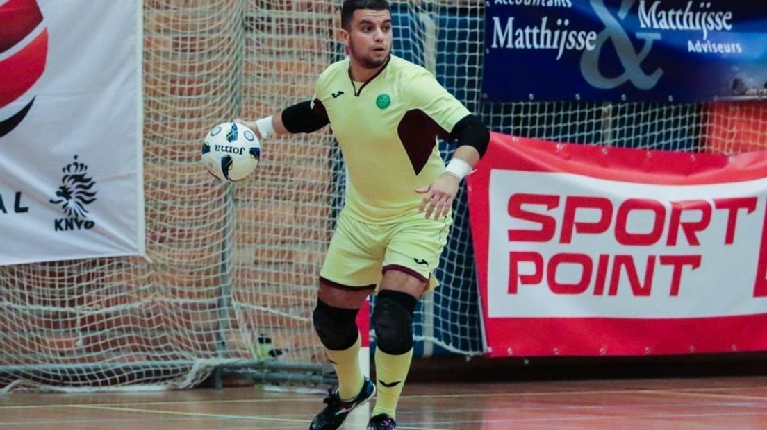 Groene Ster-doelman Karim Ben Sellam moest één tegentreffer incasseren tegen ZVV Eindhoven