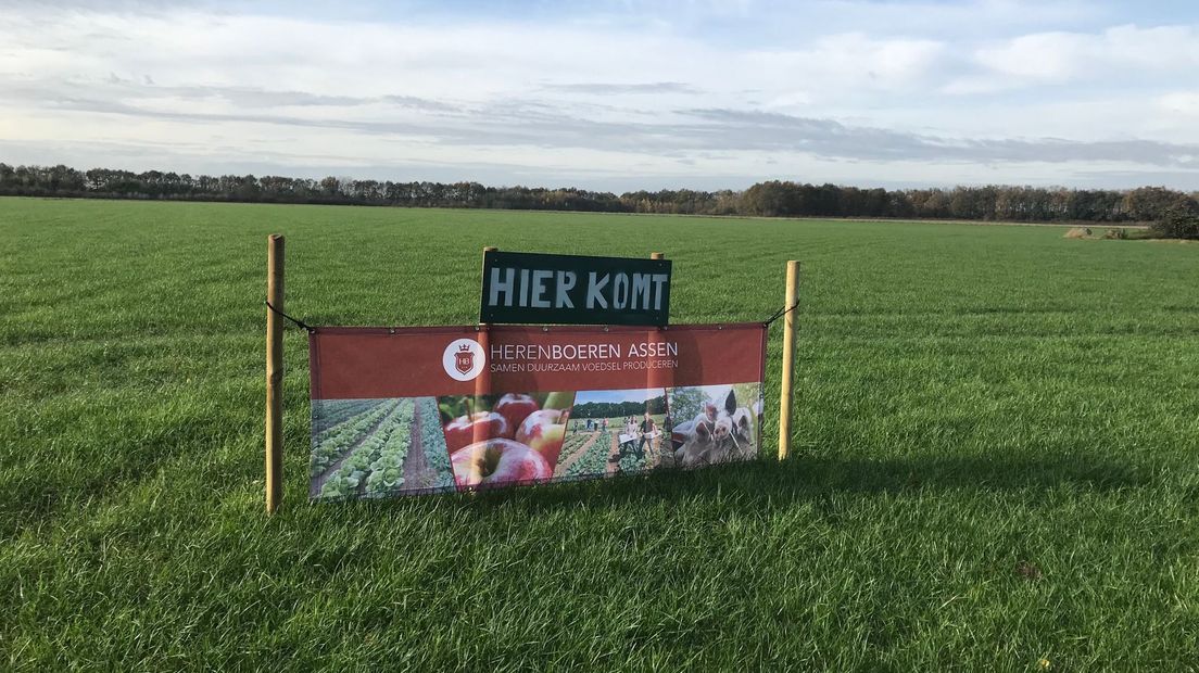 De Herenboeren Assen stichten bij Rhee een boerenhoeve met koeien, varkens, kippen, fruitboomgaard en groente