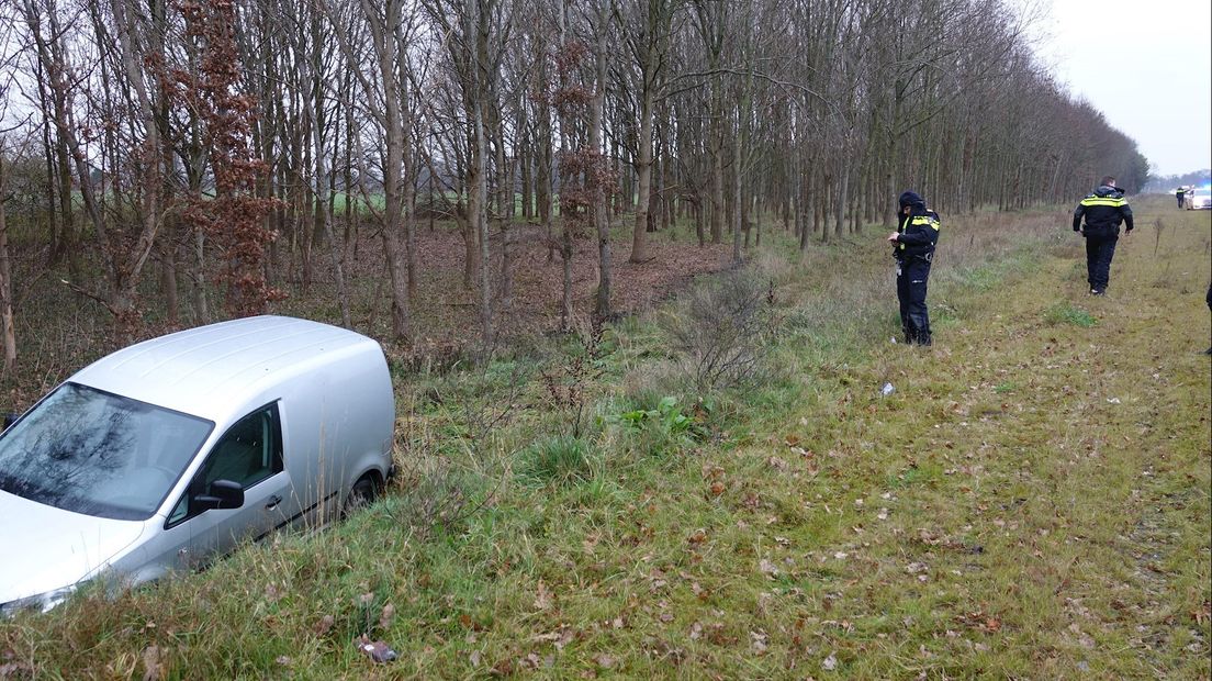 De automobilist volgde het navigatiesysteem