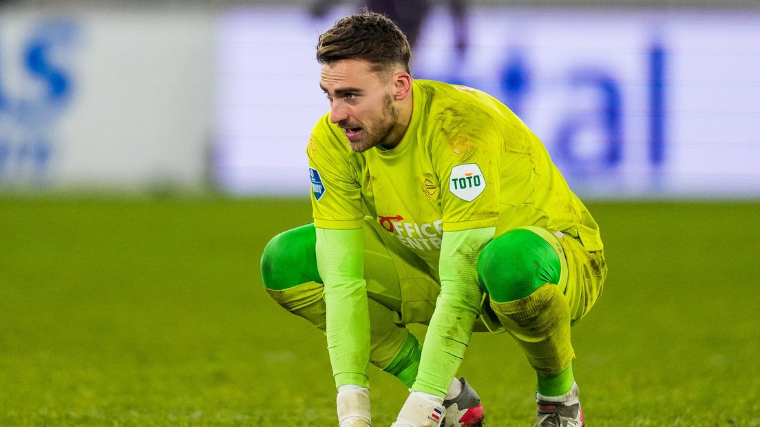 Doelman Peter Leeuwenburgh maakte dit seizoen zijn eredivisiedebuut