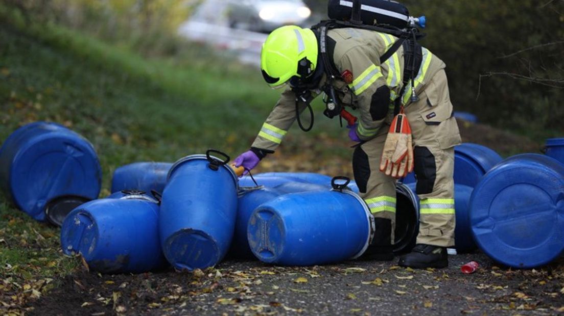 Gedumpt drugsafval in Arnhem.