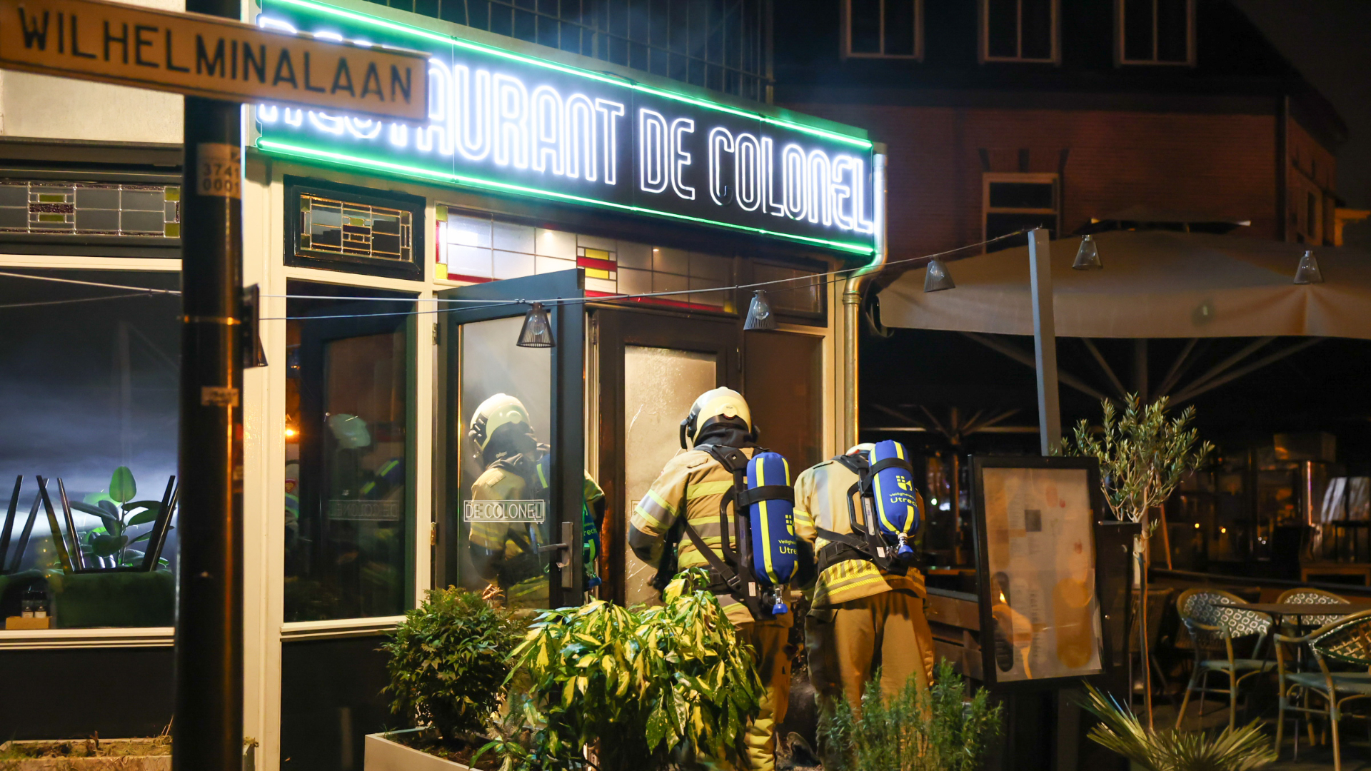 Knal en daarna brand bij restaurant in Zeist