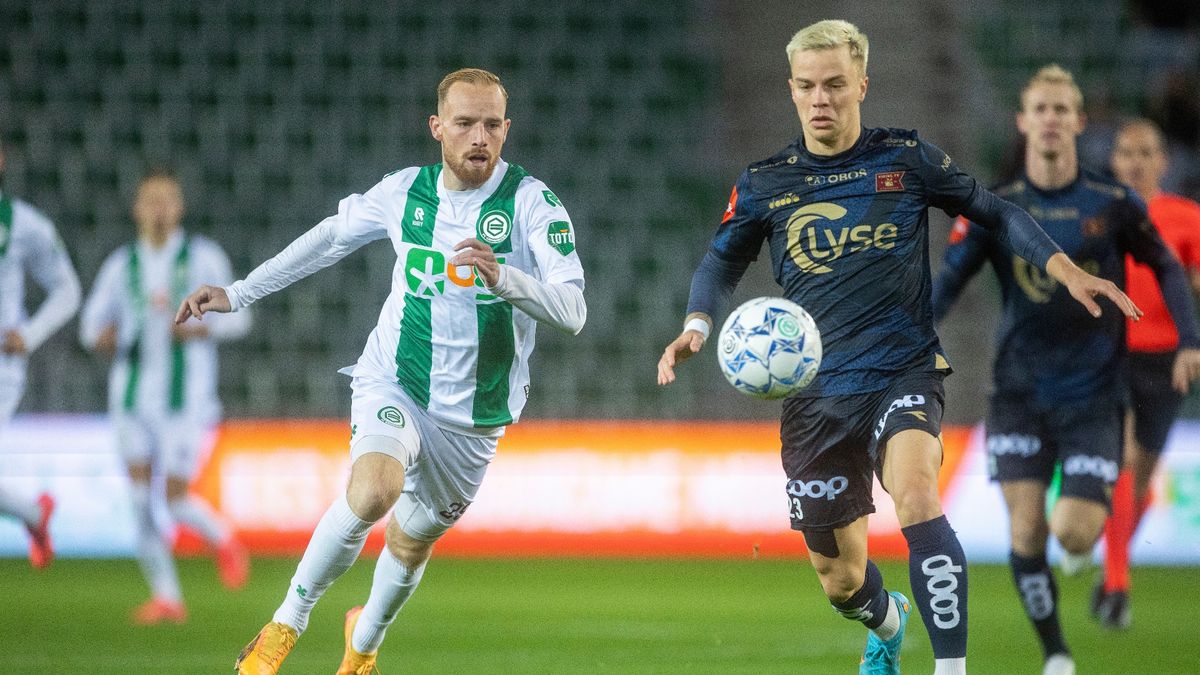 Erik Nevland aast op Romano Postema