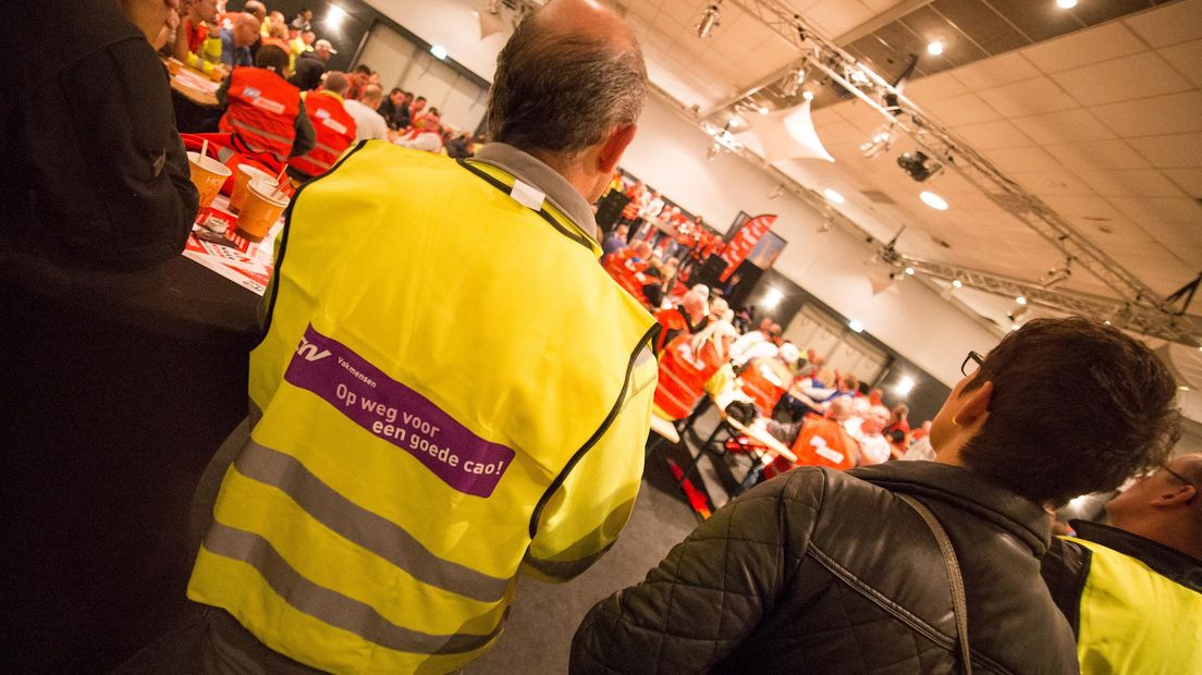 Staking in de IJsselhallen in Zwolle