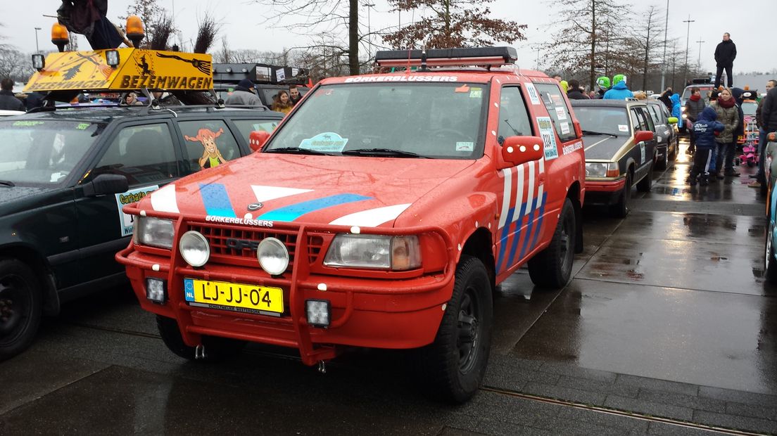 Een deelnemer aan de Carbage Run (archieffoto)