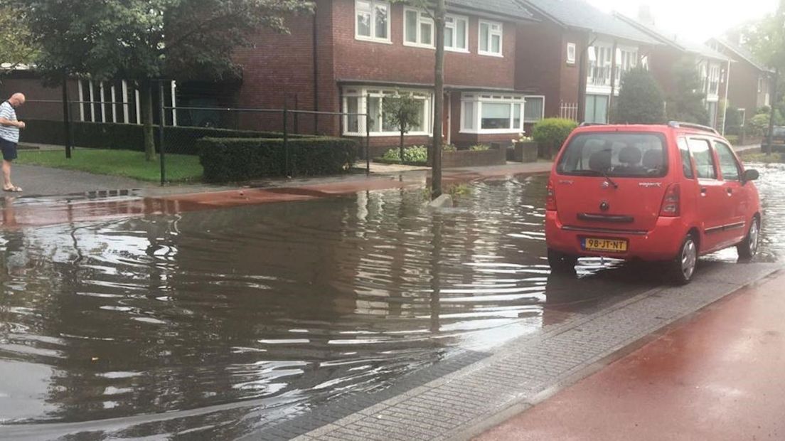 Wateroverlast in Hengelo (augustus 2017)