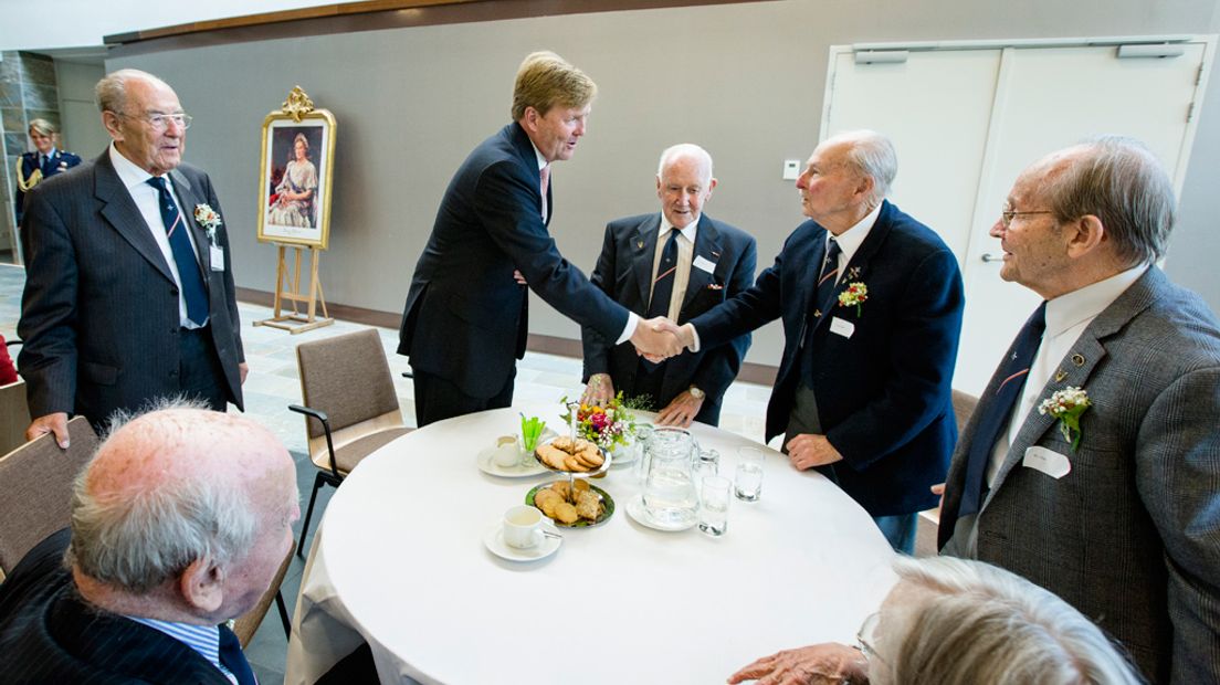 Koning Willem-Alexander was bij de dag van het Verzet in 2015.