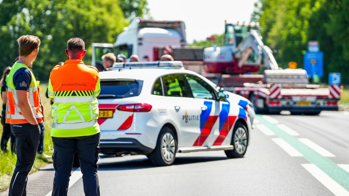 Twee doden bij ernstig ongeluk op N34 bij Annen