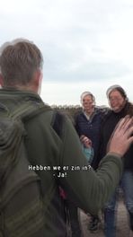 Les krijgen in de natuur