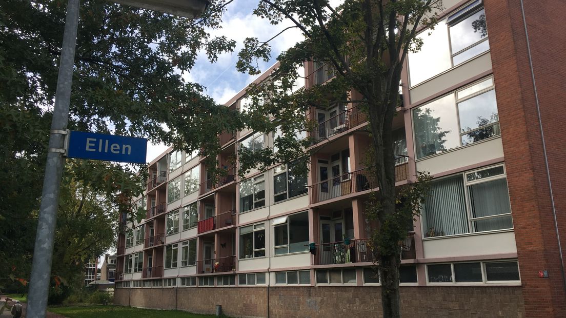 Appartementencomplex Ellen in Assen (Rechten: RTV Drenthe)