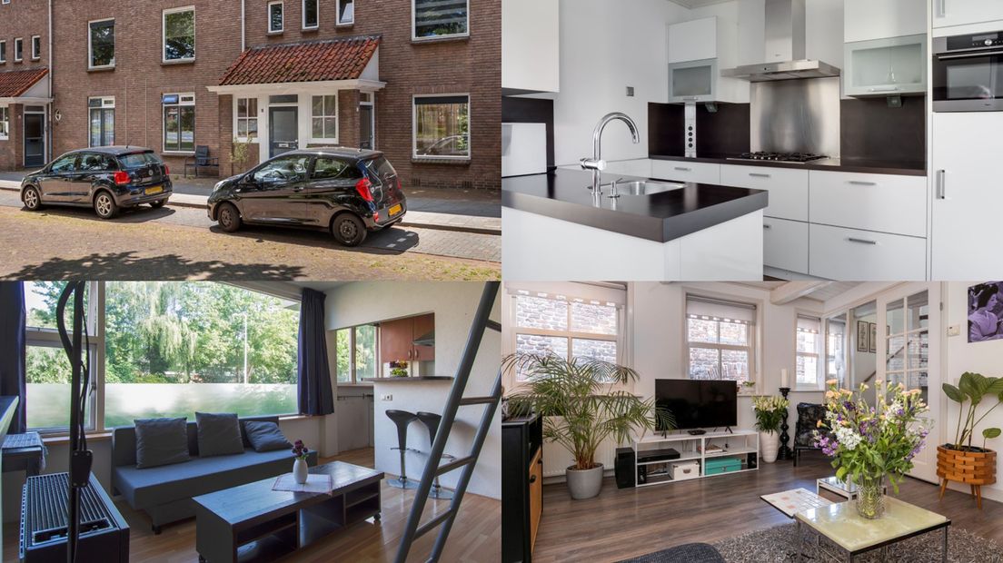 Deze huizen staan te koop