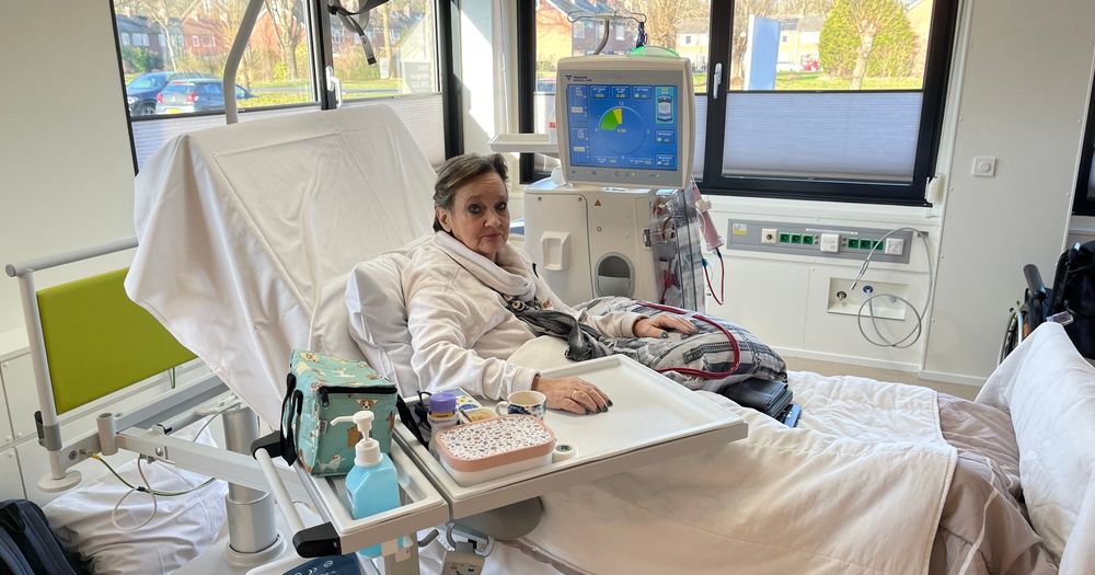 Vier keer per week naar het dialysecentrum 'Je wordt eigen met elkaar