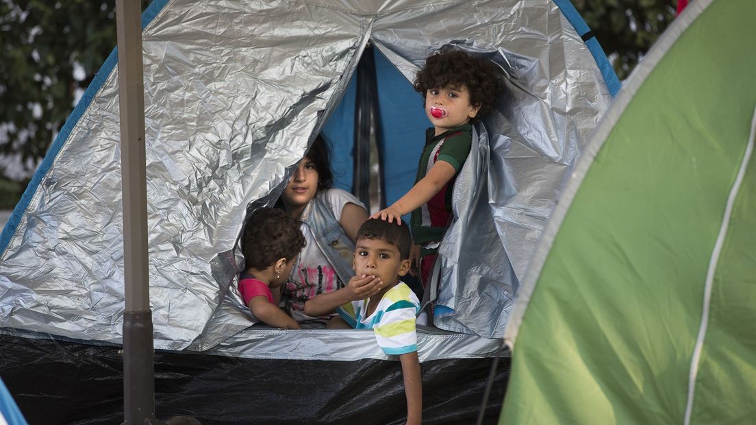 Vluchtelingenkinderen op Lesbos