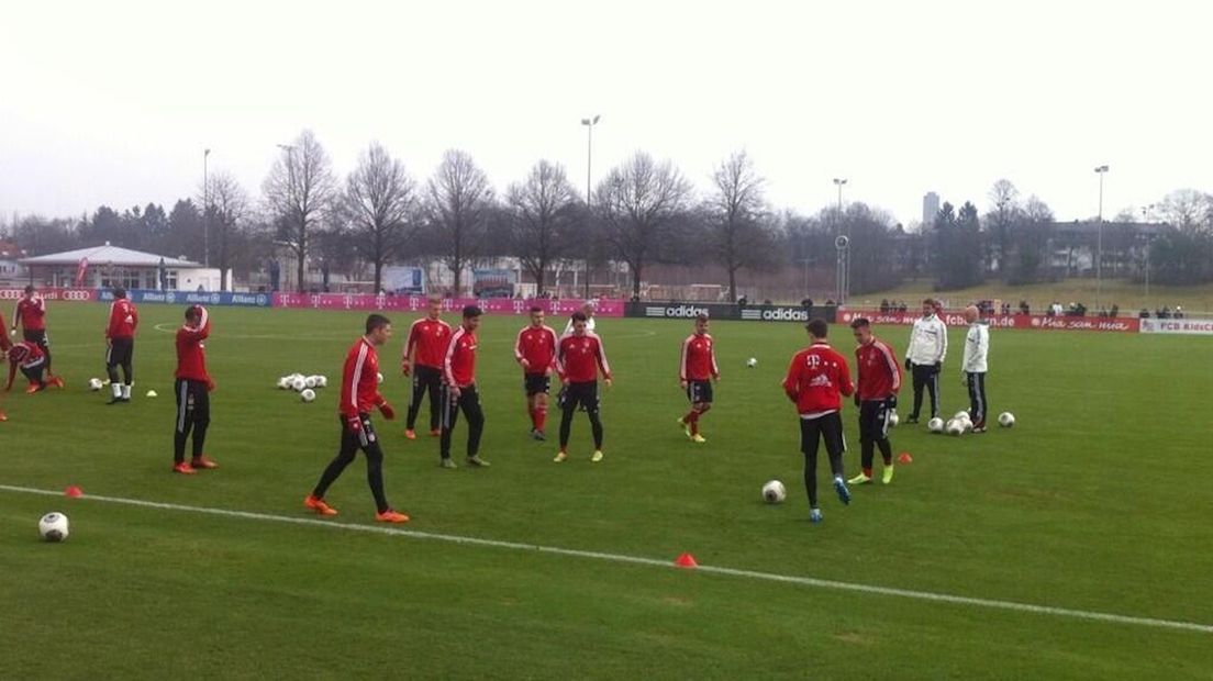De training bij Bayern München