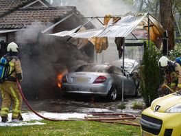 Man raakt gewond bij brand in Schipborg