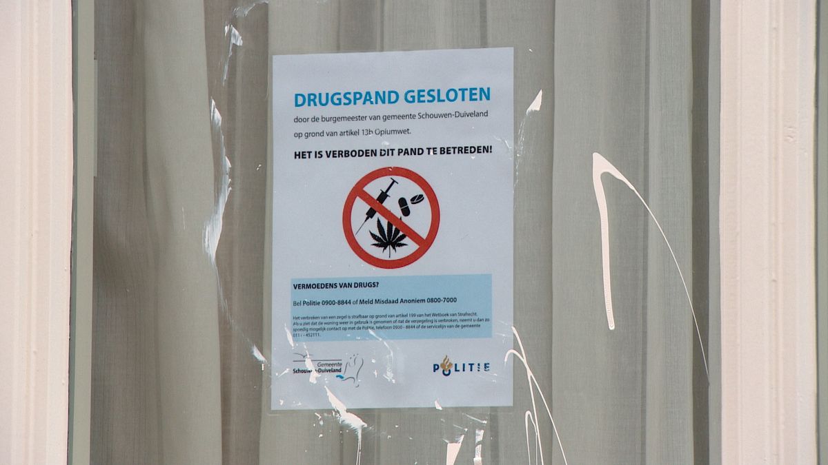 Burgemeester sluit drugspand in Poortvliet, omwonenden klaagden over overlast
