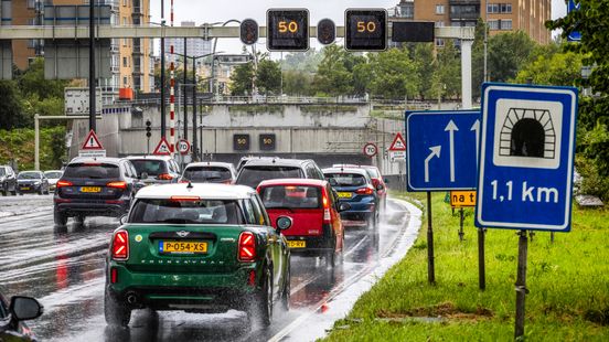 Rijstrook in tunnel al twee maanden afgesloten, schade wordt nu hersteld Home