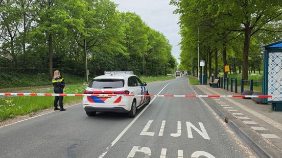 Gaslek bij wegwerkzaamheden, een persoon naar het ziekenhuis