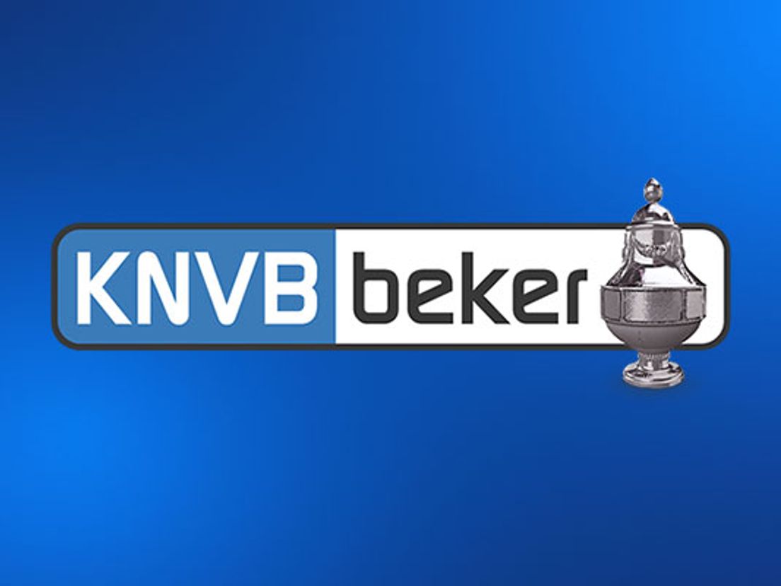 Het logo van de KNVB beker