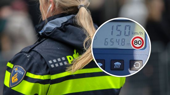 Jonge bestuurder rijdt 150 km/u op 80-weg en raakt rijbewijs kwijt Home