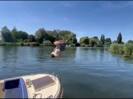 Acrobatische verkoeling in Heerjansdam